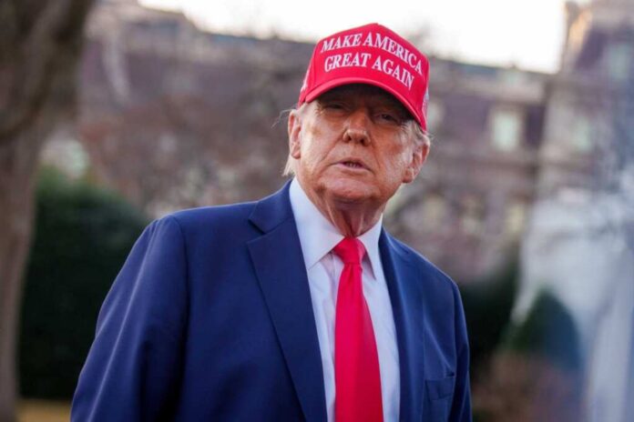 U.s.,President,Donald,Trump,Takes,A,Question,From,A,Reporter