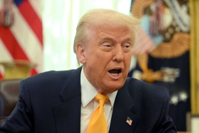 Us,President,Donald,Trump,Speaks,From,The,Oval,Office,Of