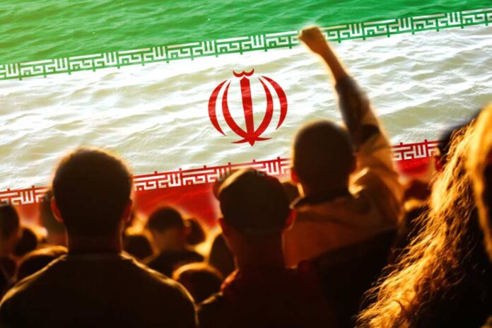 Defocus,Protest,In,Iran.,Conflict,War,Over,Border.,World,Crisis.