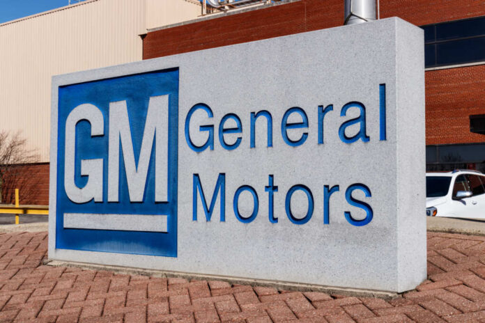 Marion,-,Circa,March,2019:,General,Motors,Logo,And,Signage