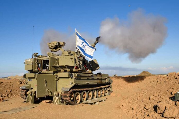 Gaza,Envelope,,Israel:,25,,October:,Idf,M109,Howitzer,Artillery,Cannon