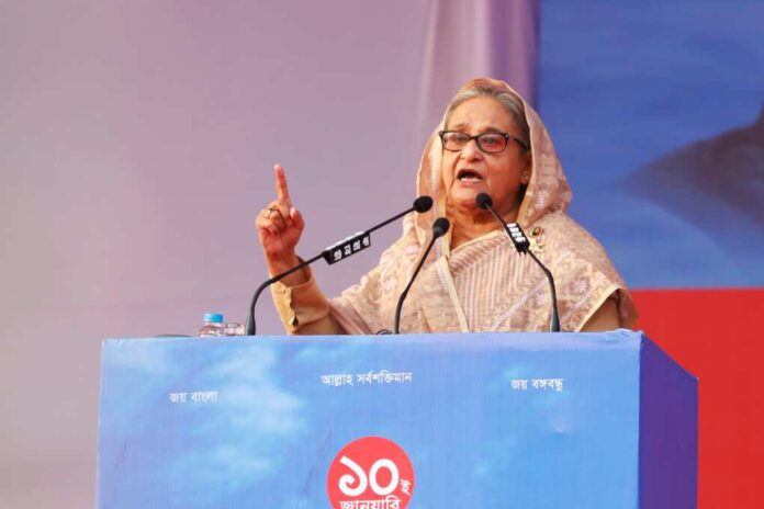 Dhaka,,Bangladesh,-,January,10,,2024:,Prime,Minister,Sheikh,Hasina