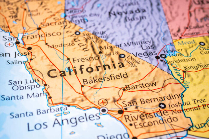 California,On,The,Map,Of,Usa