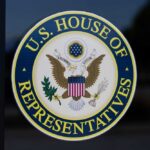 Seal of the U.S. House of Representatives featuring an eagle and national colors