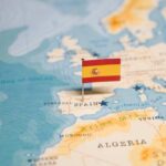 NATO Rattled: Spain’s Airspace Lockdown Map highlighting Spain with a small flag