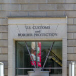 Facade of the U.S. Customs and Border Protection building with signage