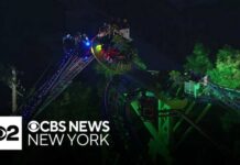 New Ride Freezes—Parents Watch, Helpless Video shows passengers stuck on rider at Adventureland amusement park