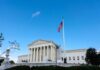 Citizenship Earthquake Looms at Supreme Court U.S. Supreme Court building with American flag and blue sky