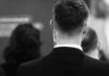 Security personnel with earpiece at event