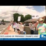 Communism Blast Hijacks High School Trump Visit Draws Protesters in Cobb County