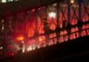 Brooklyn Bridge Fire Stuns July Fourth LIVE: Fire on Brooklyn Bridge during July 4th fireworks show in New York