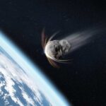 Scientists Confirm Massive Asteroid Strike An asteroid approaching Earth in space
