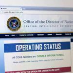Knife-Edge Vote Elevates Trump’s Watchdog Webpage showing government agency site with operating status notice