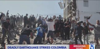 Dozens dead in Colombia earthquake