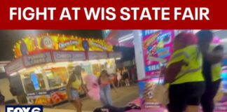 Large fight breaks out at Wisconsin State Fair on Sunday night | FOX6 News Milwaukee