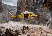 Tourists Airlifted As Canyon Turns Deadly 🚨 Grand Canyon Flash Flooding Disaster | 62 Airlifted, Phantom Ranch Destroyed & Bridge Collapses.