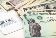 Overseas Trip Puts NYC Spending Spotlight A tax refund check from the IRS alongside various denominations of cash