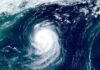 Million Evacuate As Dolphin Strikes Satellite view of a powerful hurricane swirling over the ocean