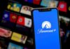 Jewish Creatives Defy Paramount Narrative Smartphone showing Paramount+ app on blue screen