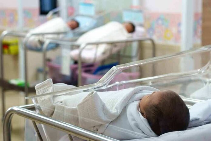shutterstock_638374354 newborns in hospital bassinets