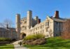 Frat Abolition Push Explodes After Cornell Gothic-style college building with archway and towers